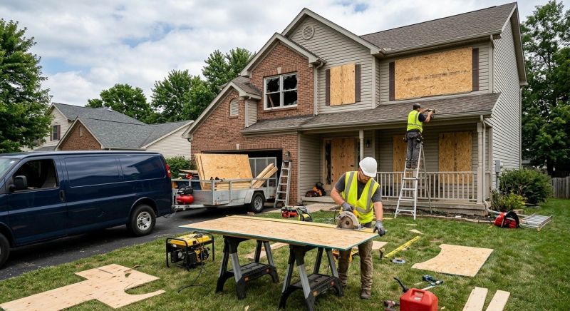 Window Boarding Service in Overland Park, KS