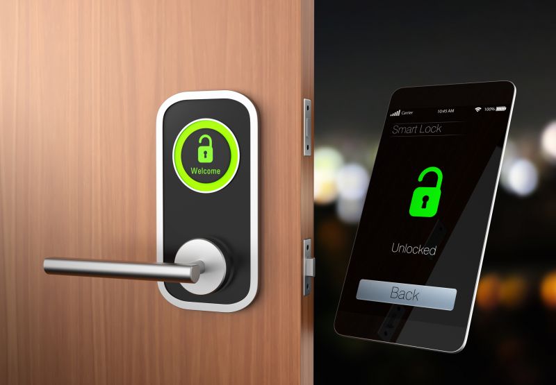Smart Lock on Entrance Door