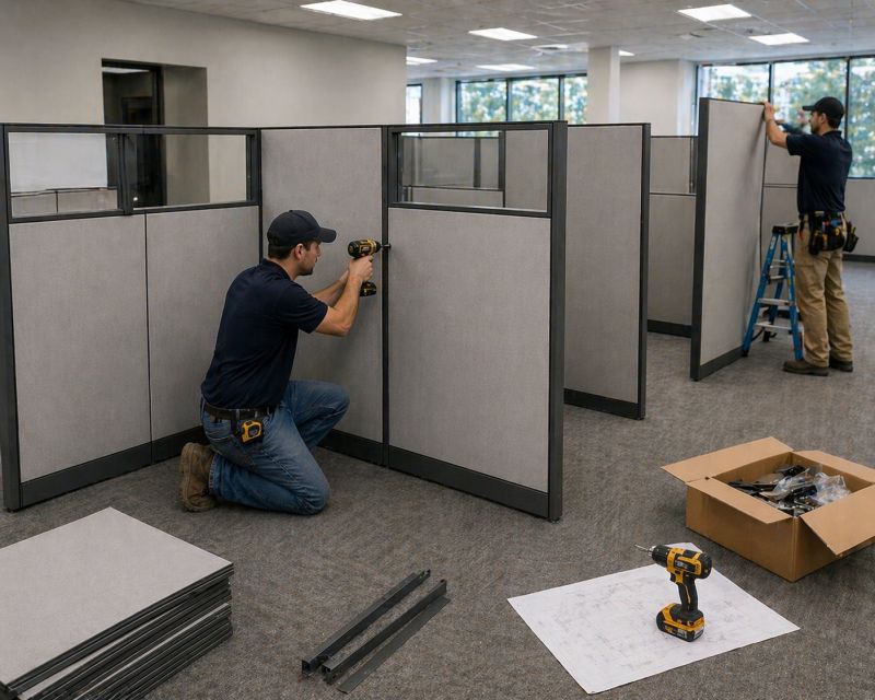 Office Workstation Assembly in Conroe, TX
