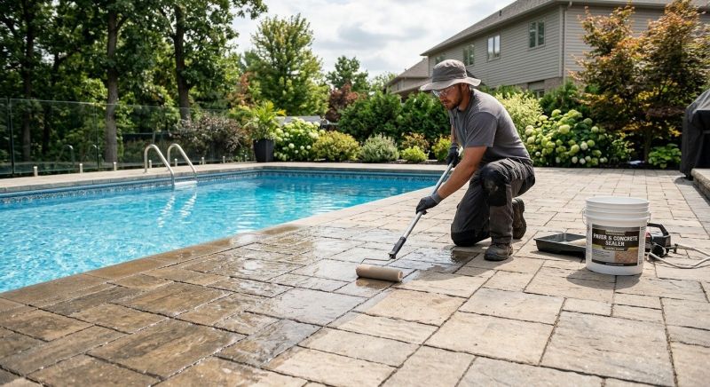 Stamped Concrete Sealing in Kitsap County, WA