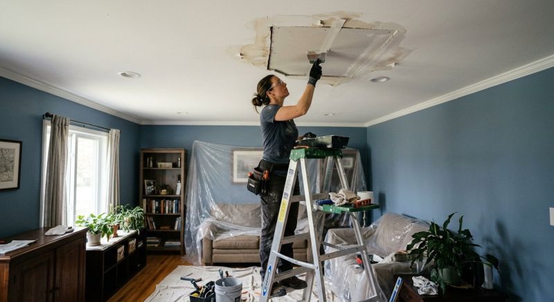 Water Damage Ceiling Repair in Alpharetta, GA